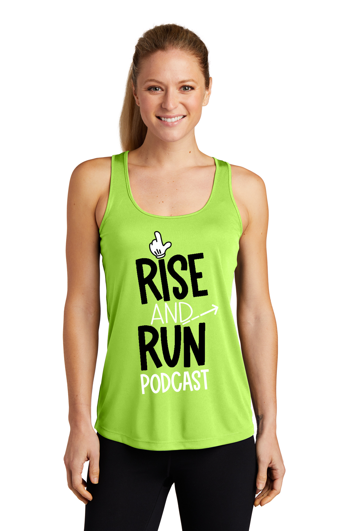 Pre-Order Rise And Run Logo Tech Tank Fitted - Rise and Run Podcast