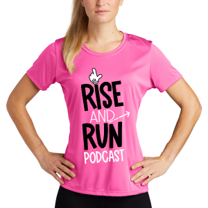 Rise And Run Logo Tech Shirt Fitted