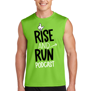 Rise And Run Logo tech Tank Unisex Muscle Cut