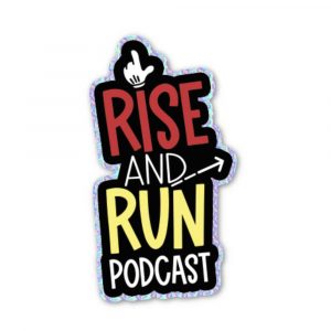 Rise and Run - Holographic Sticker Medium