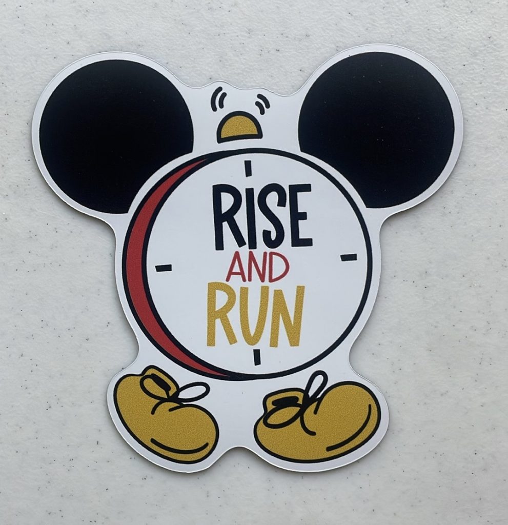 Rise and Run Clock Magnet
