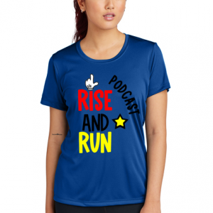 Rise And Run 2025-2026 Happy Running Tour Race Shirt- Fitted True Royal