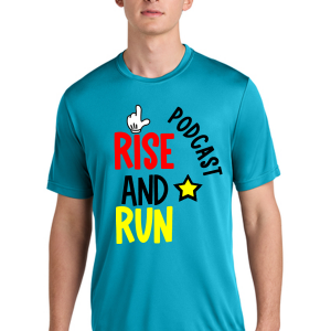 Rise And Run 2025-2026  Happy Running Tour Race Shirt - Unisex- Atomic Blue
