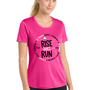 Pre-Order Rise And Run 2026-2027 Race Shirt- Fitted Pink