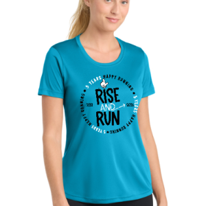 Pre-Order Rise And Run 2026-2027 Race Shirt- Fitted Atomic Blue