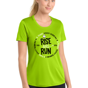 Pre-Order Rise And Run 2026-2027 Race Shirt- Fitted Lime
