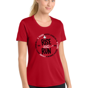 Pre-Order Rise And Run 2026-2027 Race Shirt- Fitted True Red